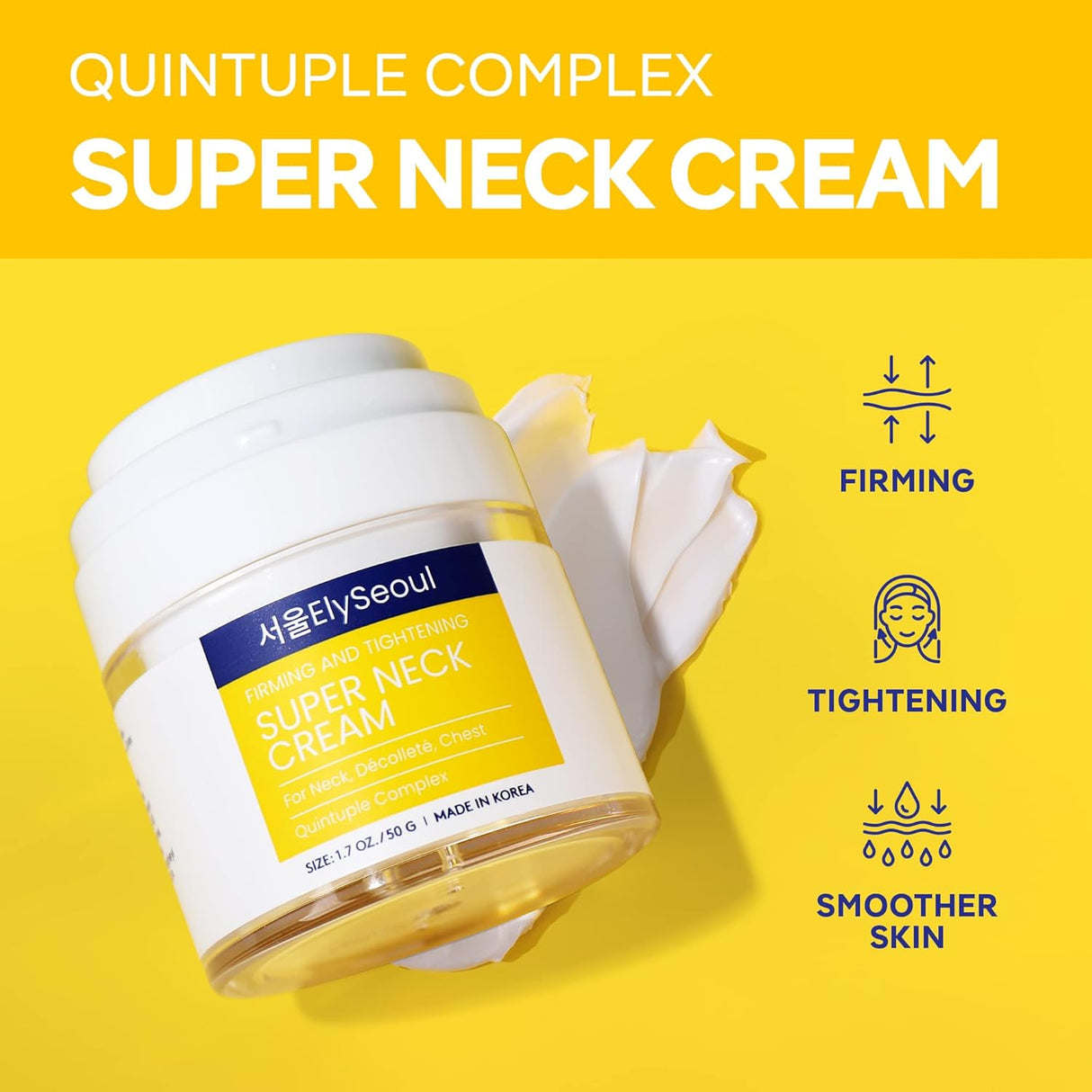 Crema coreana para el cuidado de la piel para el cuello