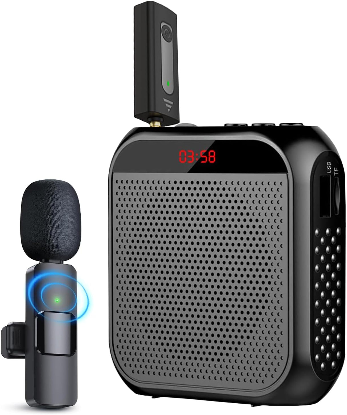 Amplificador de voz personal docentes  micrófono inalámbrico