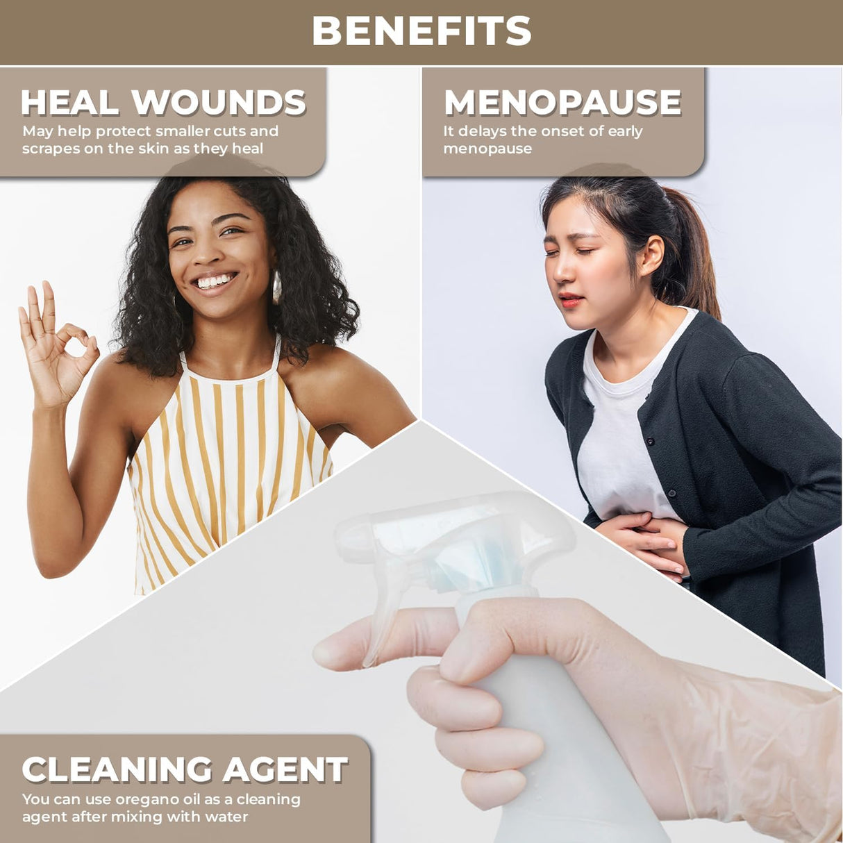 Aceite Oregano Orgánico - Cuidado de piel y cabello, 60 ml