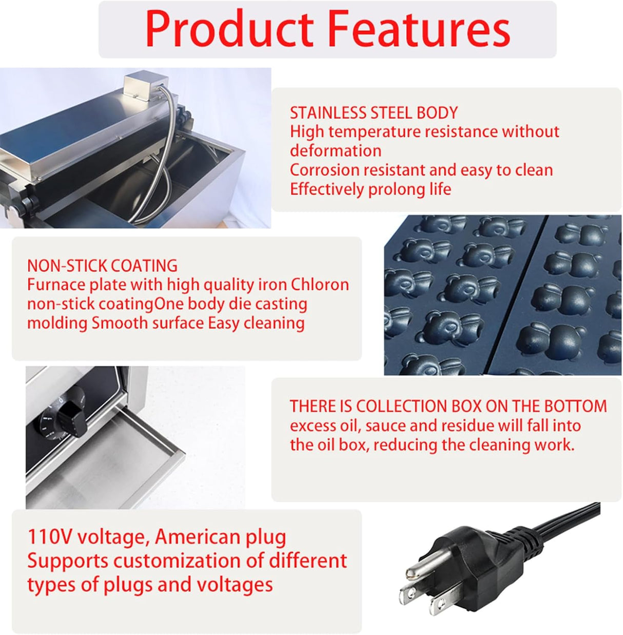 Waffle Maker Care Bear, Antiadherente, Mini, Modelo Fiesta