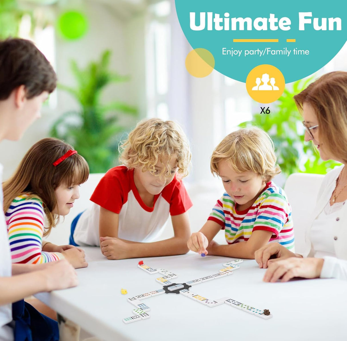 Juego de Dominó Mexicano DAILYLIFE, Doble 12, 91 Fichas