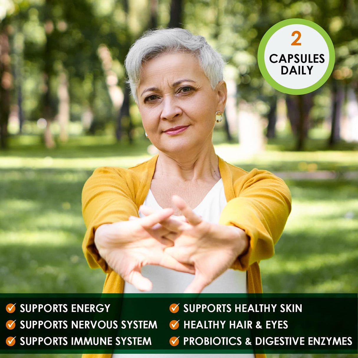 Complejo de Vitaminas B - Suplemento Vegano, 120 Cápsulas