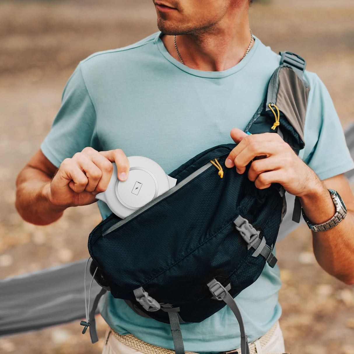 Cargador inalámbrico estación de carga 3 en 1 blanco