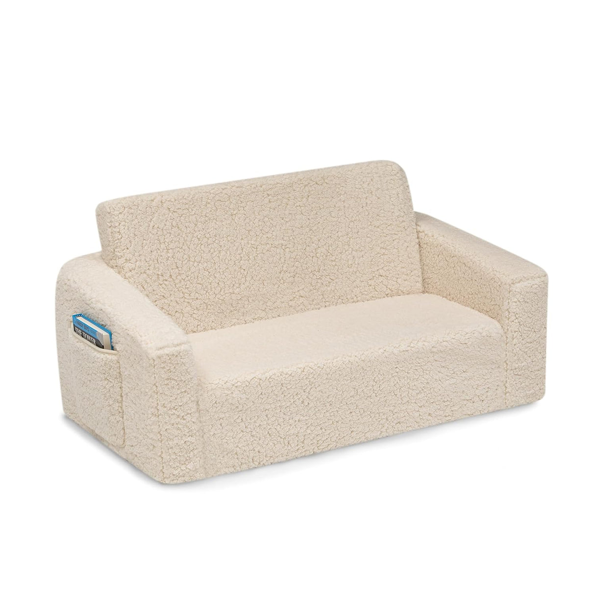 Silla convertible en cama para niños, color crema