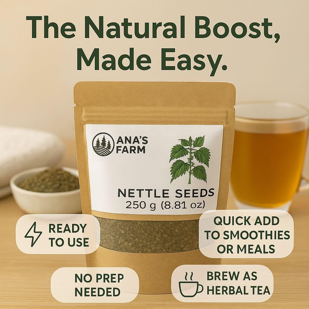 Semillas de Ortiga Natural - 250g Calidad Premium Urtica dioica