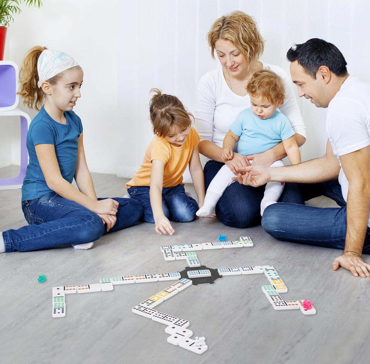 Juego de Dominó Mexicano DAILYLIFE, Doble 12, 91 Fichas