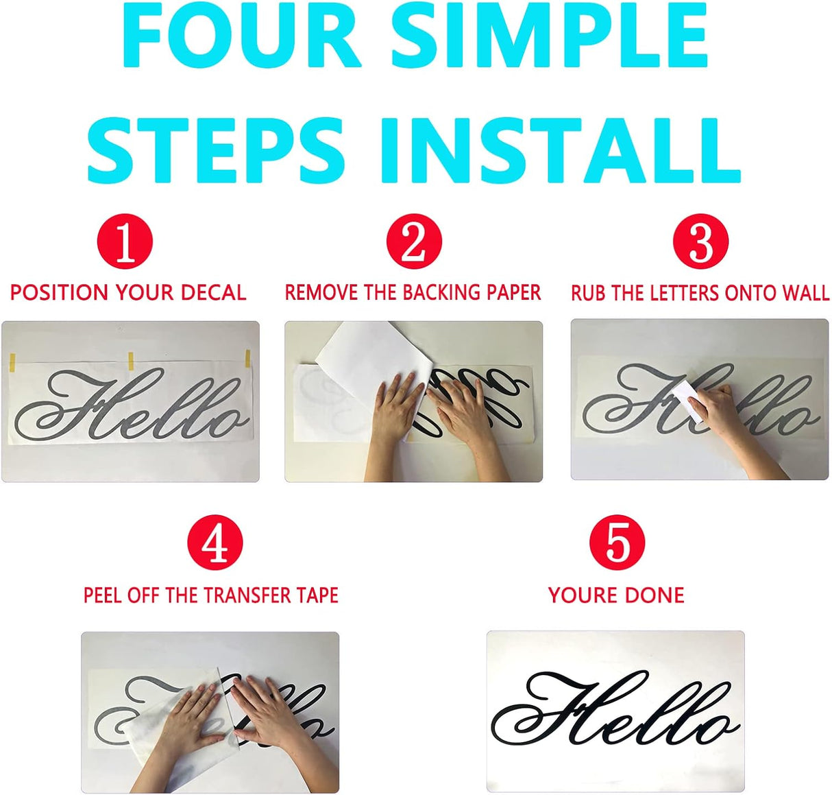 Vinilo Decorativo Be The Reason - Fácil Aplicación 26x6