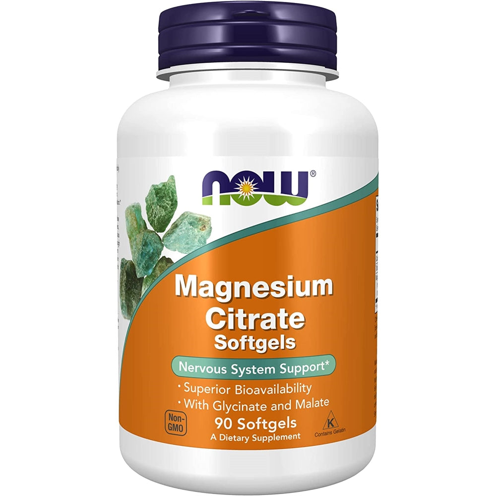 Suplementos Alimenticios de citrato de magnesio 90 cápsulas