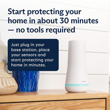 Sistema de Seguridad Inalámbrico SimpliSafe 5 Piezas, Sin Contrato