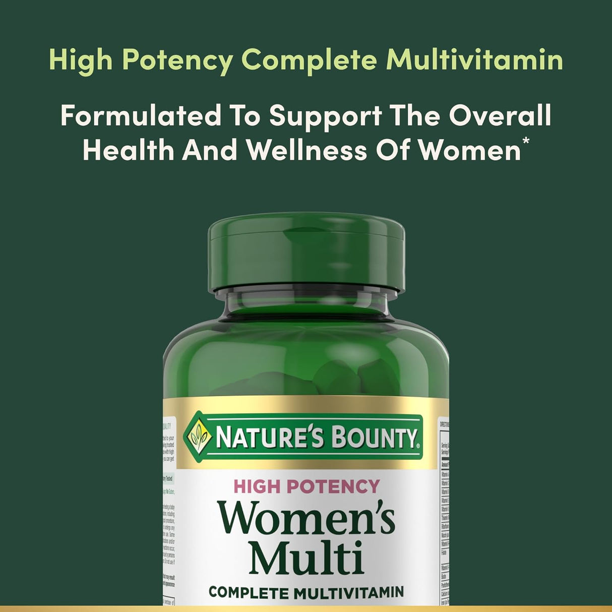 Multivitaminas Mujeres Nature's Bounty, 120 Caplets, Salud y Inmunidad