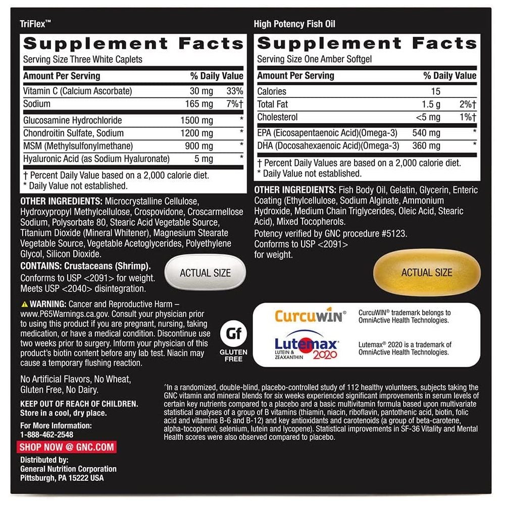 Multivitamínico apoya salud de las articulaciones, corazón