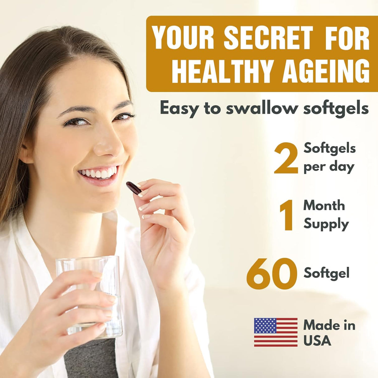 Suplemento de glutatión reducido de 1000 mg con vitamina C