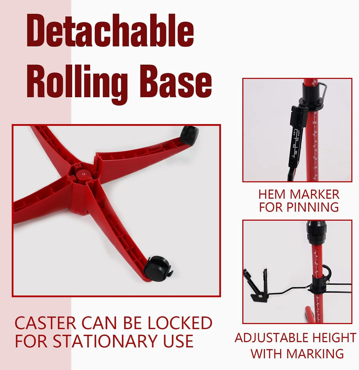 Maniquí Ajustable para Costura, 13 Diales, Base Rodante, S-M