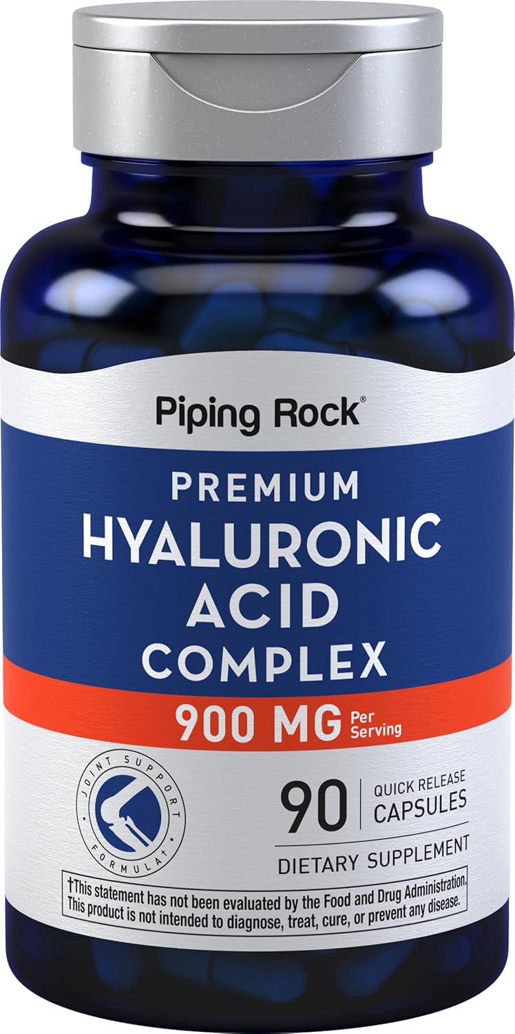 Piping Rock Suplemento de ácido hialurónico 90 cápsulas