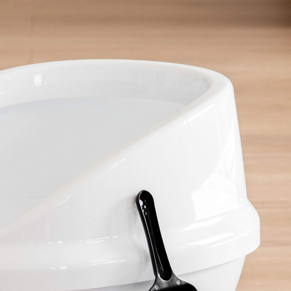 Bandeja grande de arena para gatos con parte superior Modkat