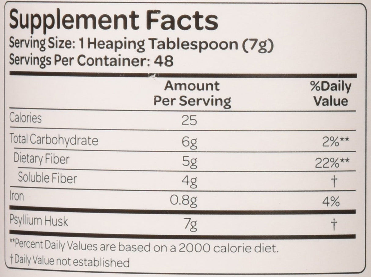 Limpiador de Colon Psyllium 12 OZ - Efectivo y Natural