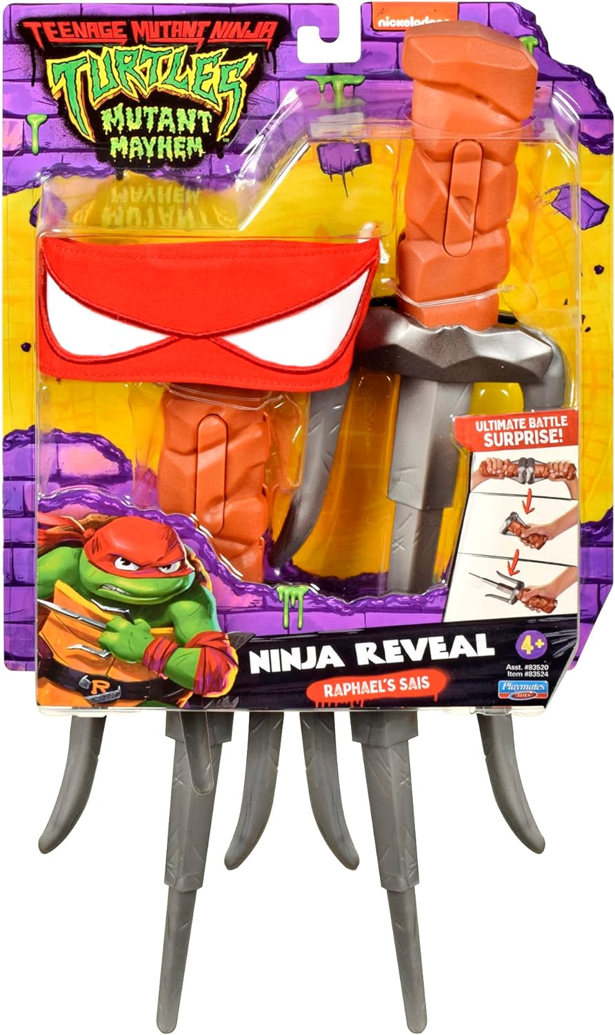 Set de Juego Raphael Sai TMNT por Playmates Toys - Mutant Mayhem