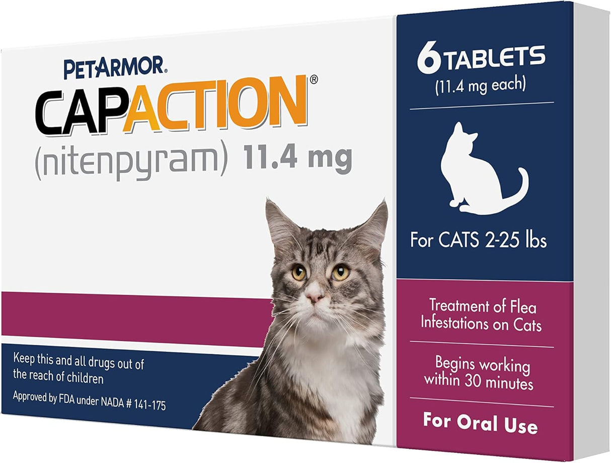 Antipulgas CAPACTION (nitenpirama) Tratamiento oral gatos