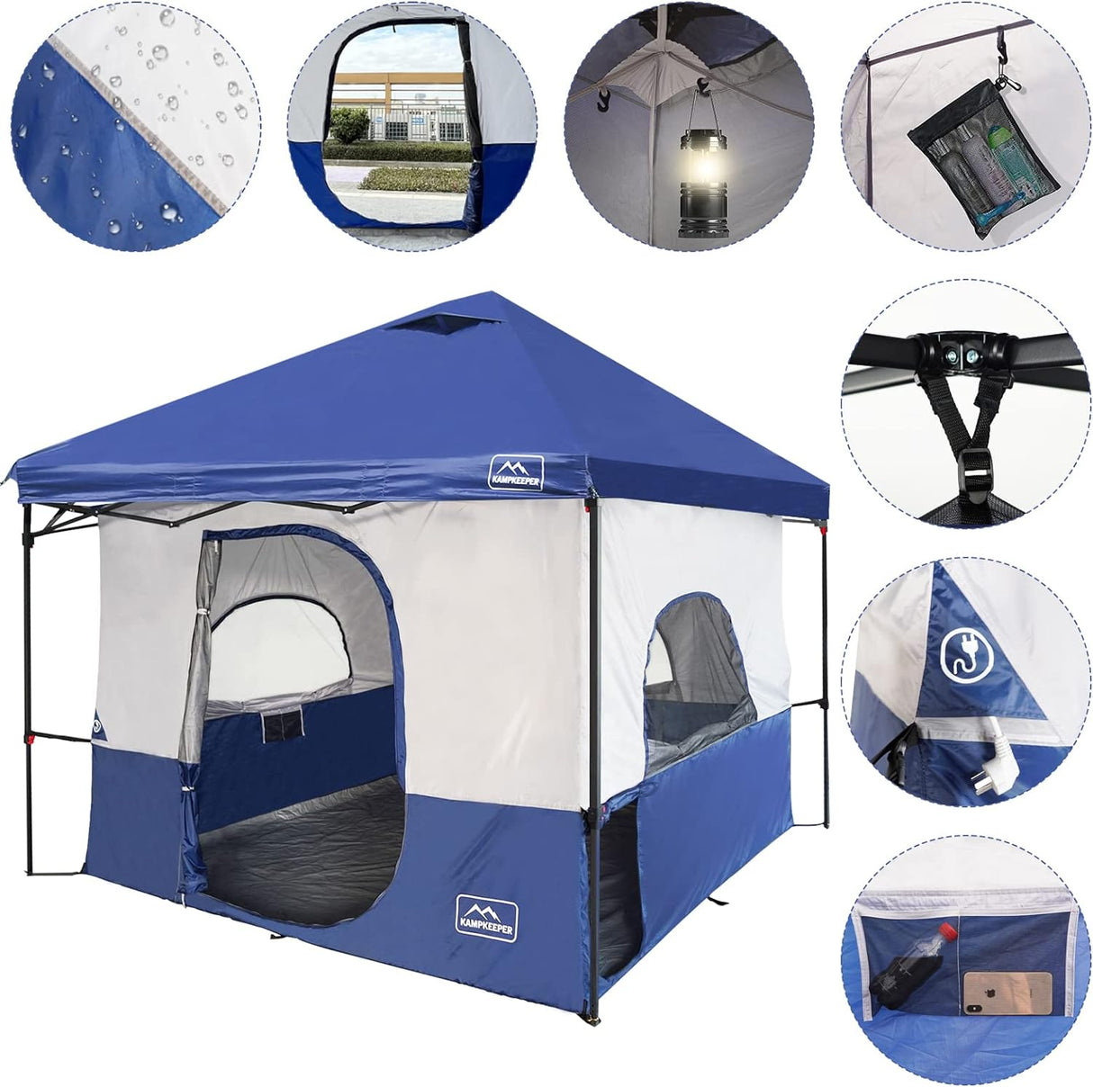 Tienda KAMPKEEPER Carpa interior para toldo de 10'x10