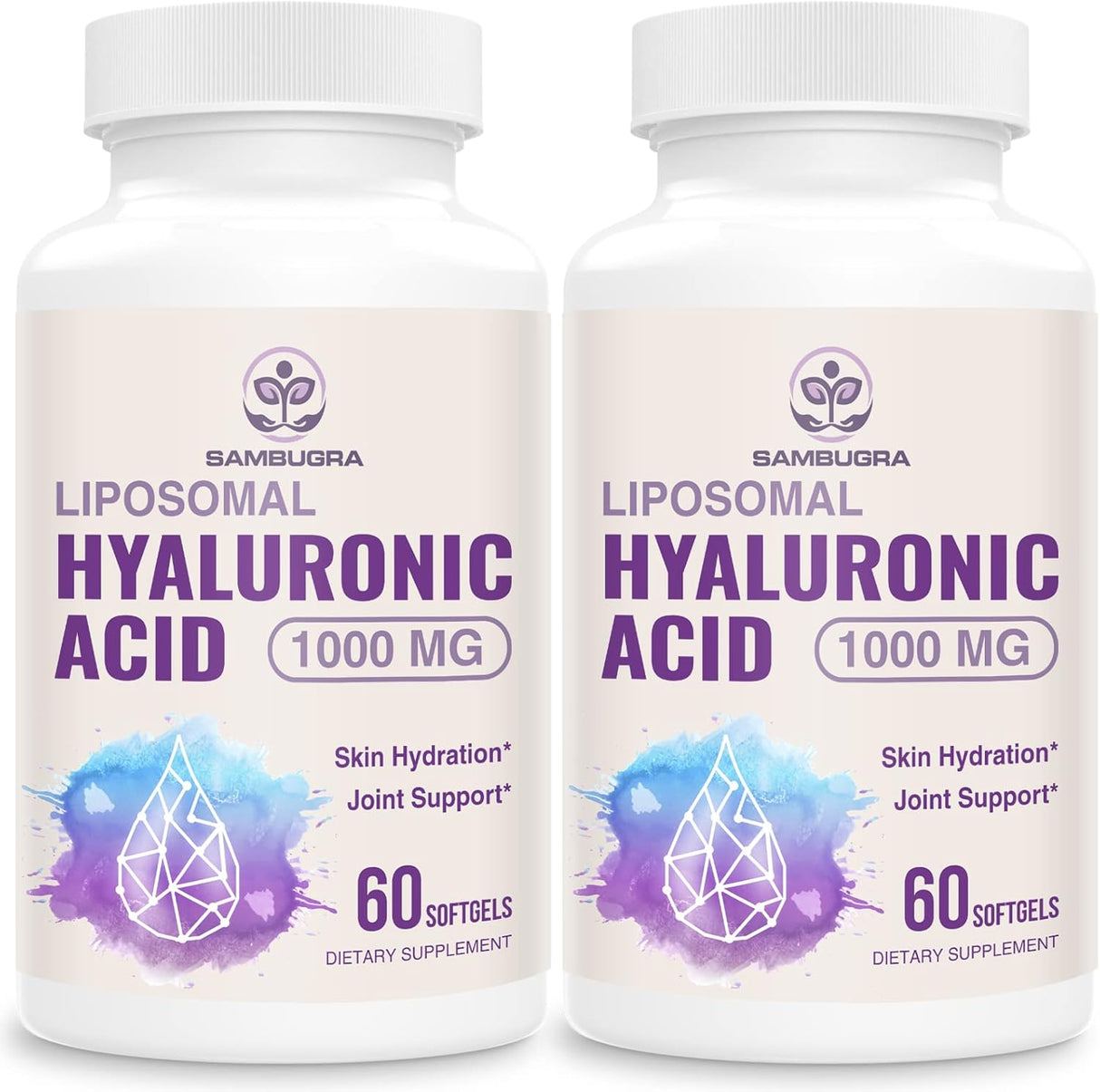 Cápsulas de ácido hialurónico liposomal suplementos de ácido