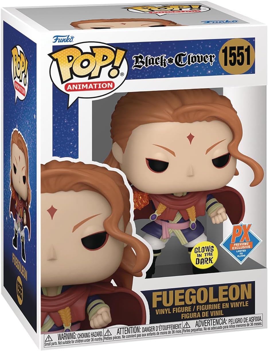 Figurita Funko Pop! Black Clover - Fuegoleon Vermillion (PX Exclusive)