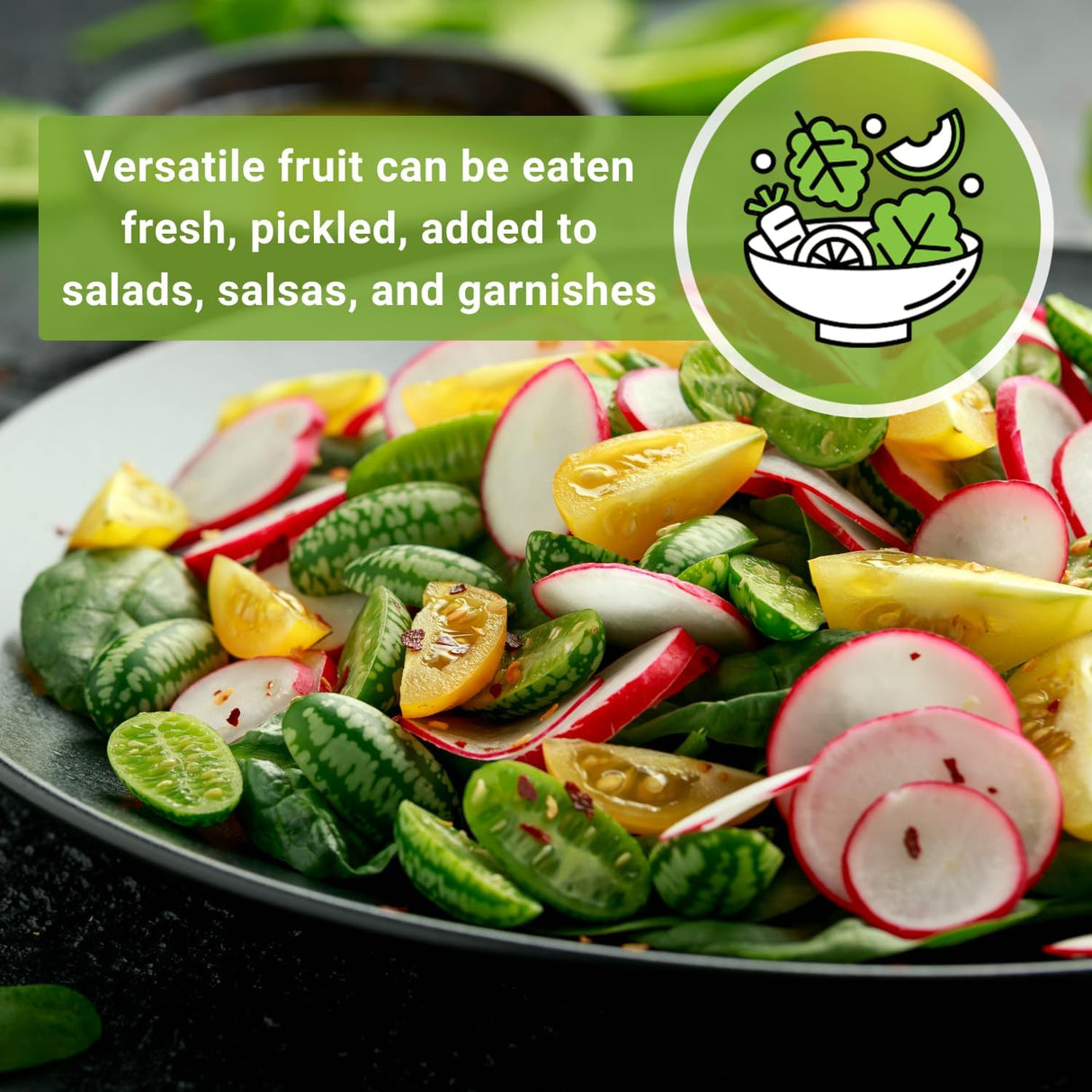 Semillas de Cucamelon - Sow Right Seeds, No GMO, Heirloom