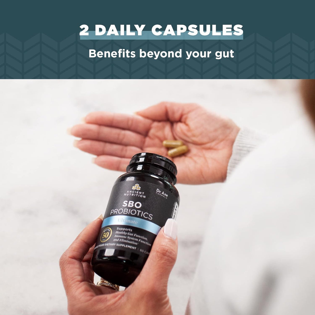 Probióticos SBO Ultimate, 50 mil millones CFU, 60 cápsulas