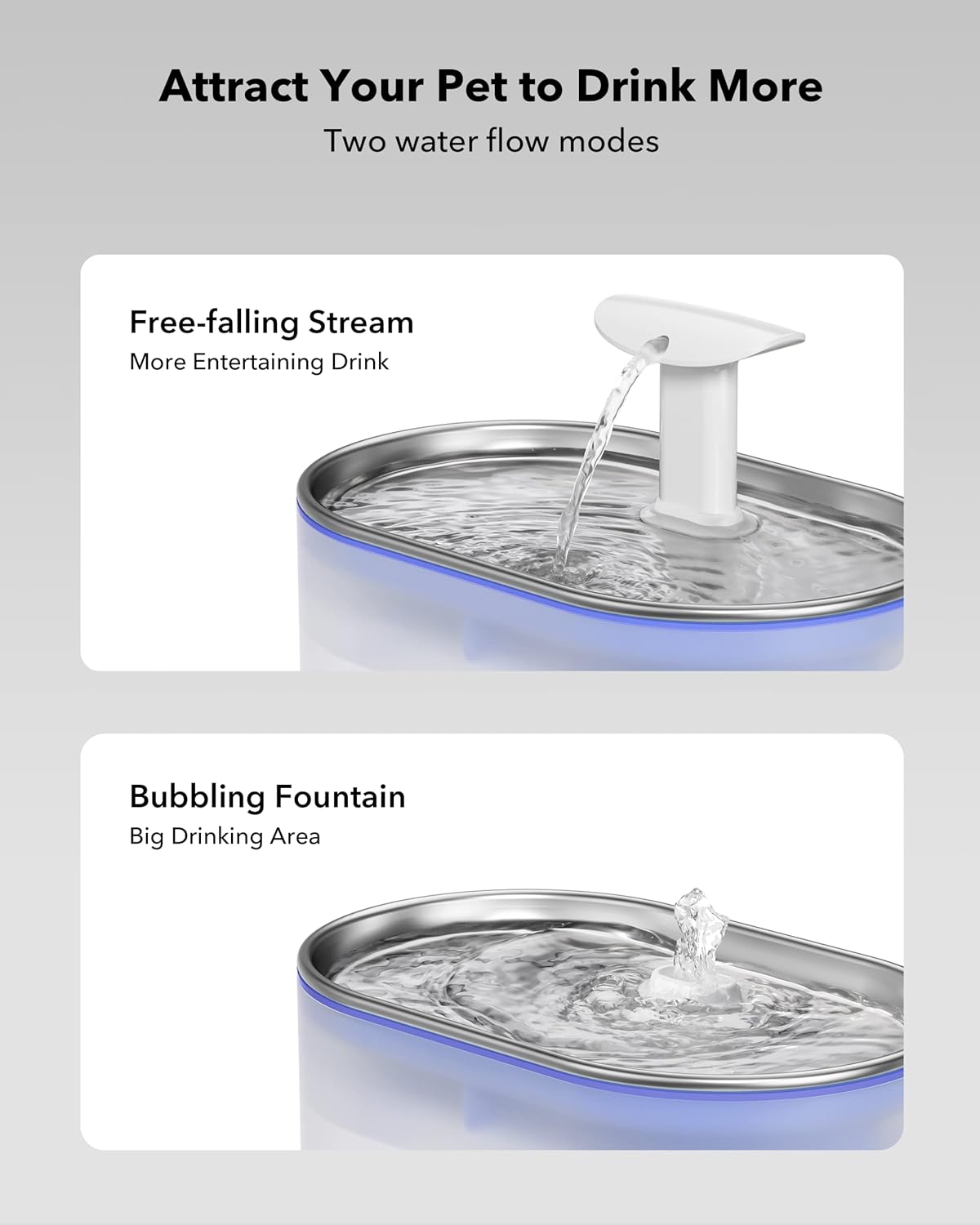 Fuente de agua de 2,1 L para gatos PLWF002 PETLIBRO