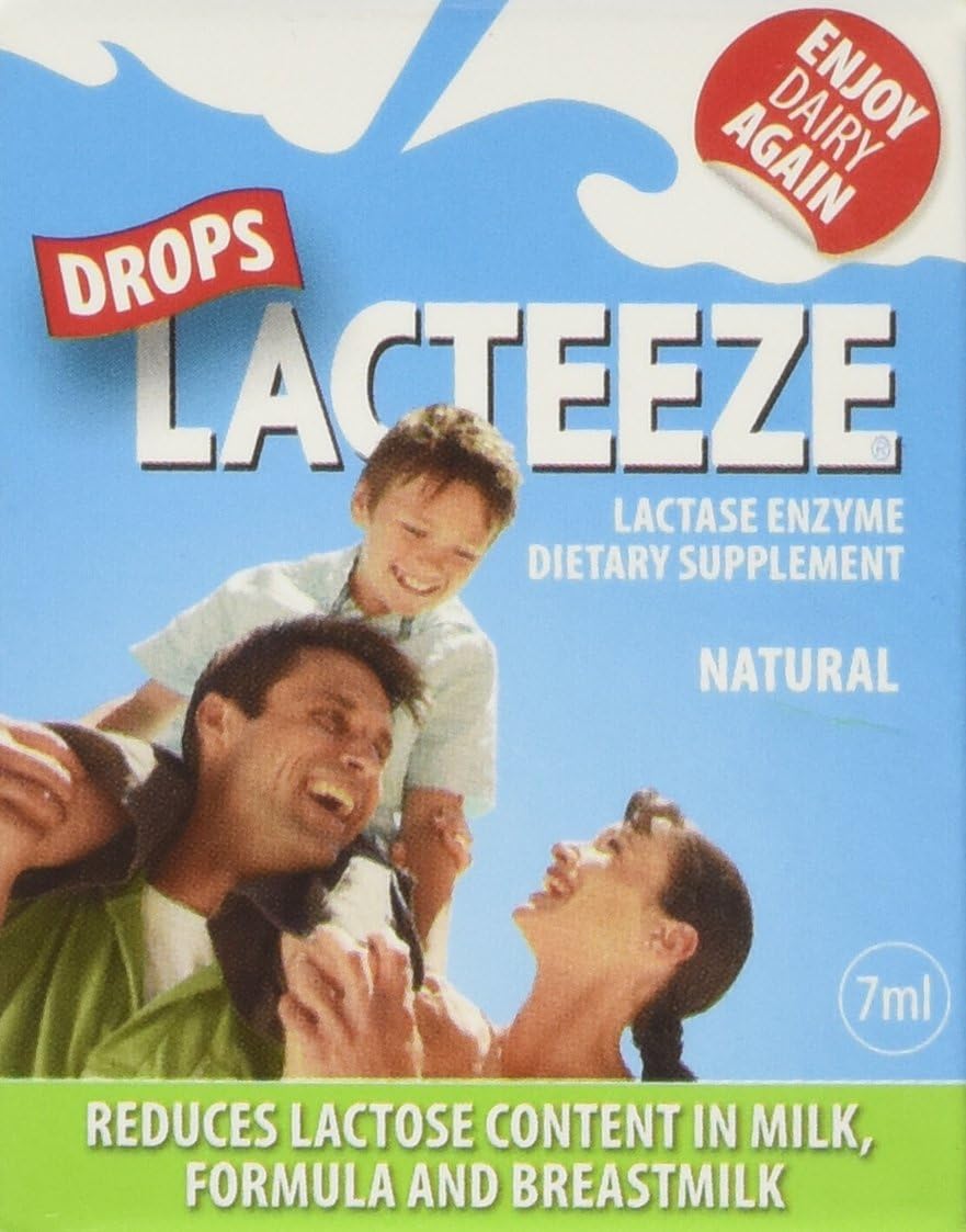 Suplemento Lacteeze Drops 0.2 fl oz Enzima Líquida