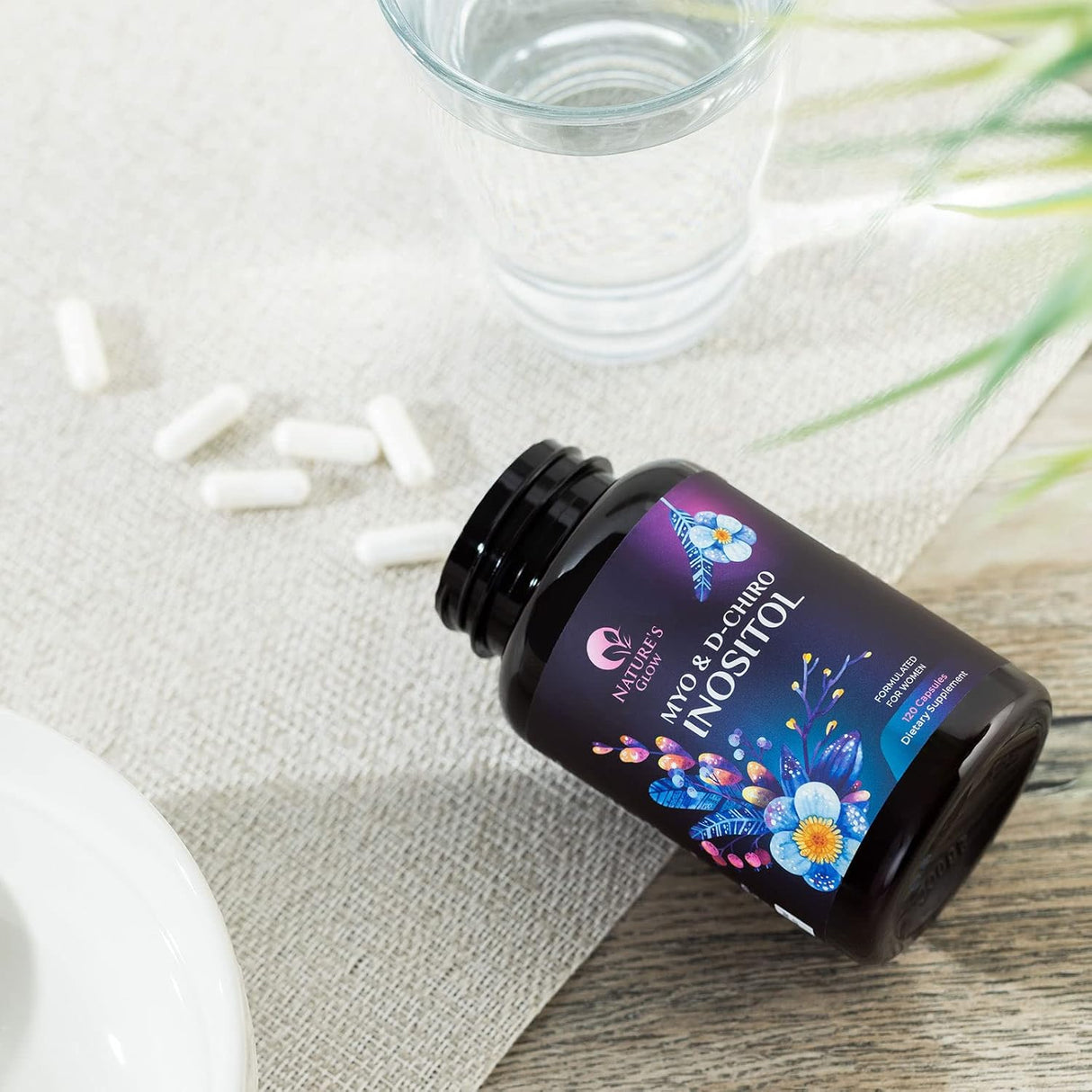 Suplementos Myo-inositol D-Chiro Inositol Hormona vegana