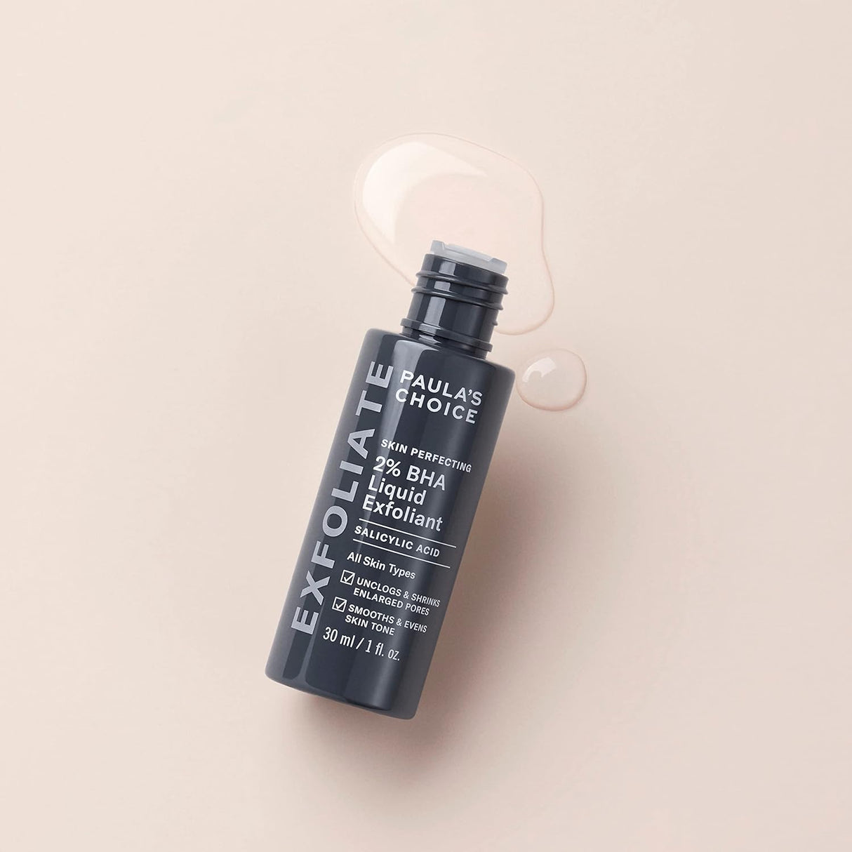 Exfoliante de ácido salicílico líquido BHA al 2%