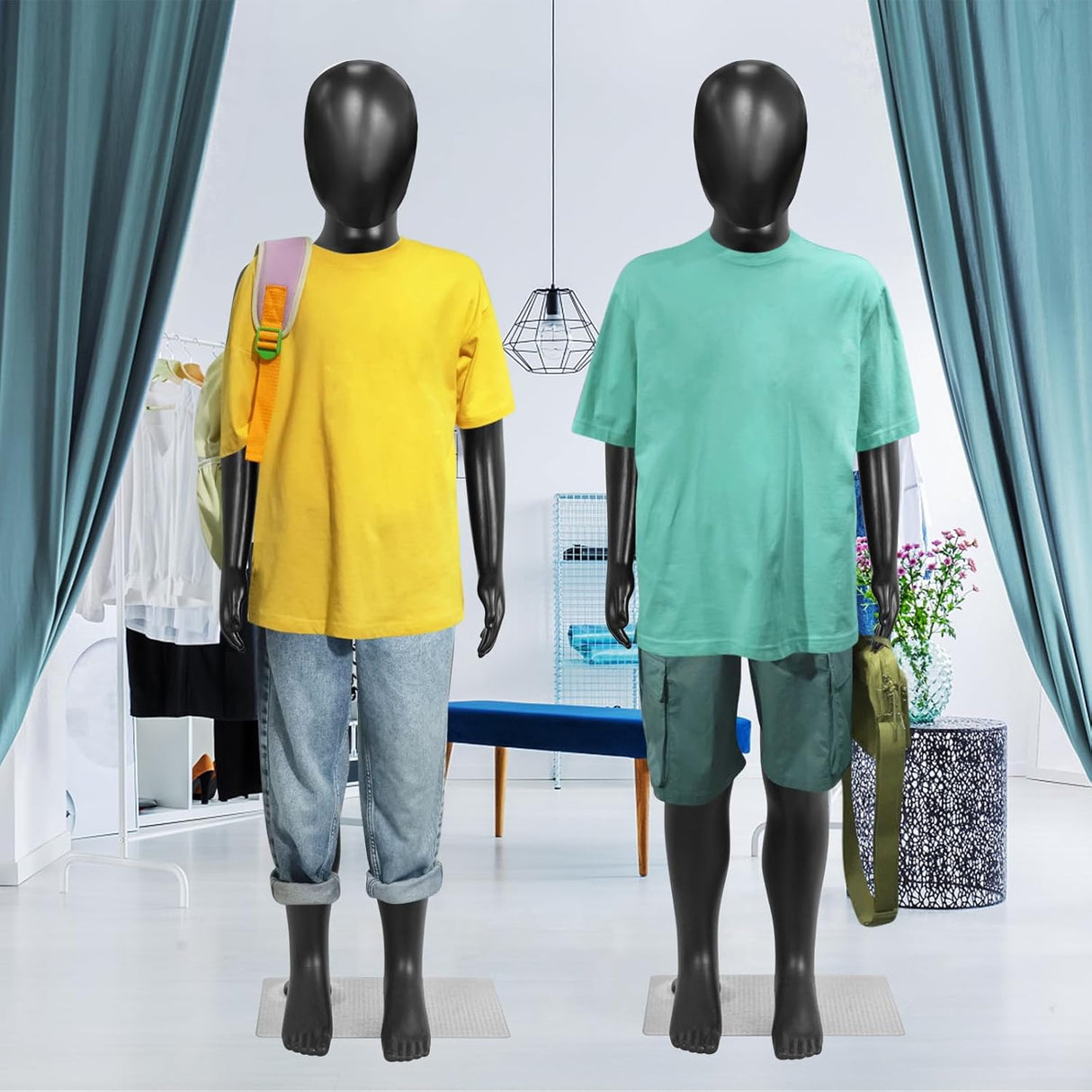 Maniquí Infantil SHAREWIN 43.3 Cuerpo Completo con Base Metálica