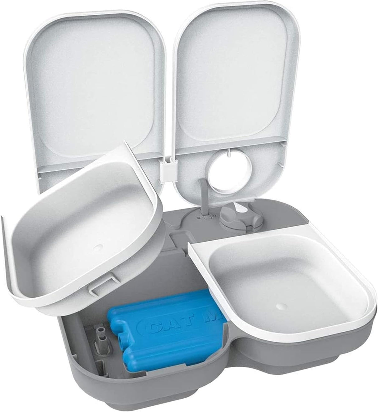 Comedero automático para mascotas de 2 Dos cuencos grandes