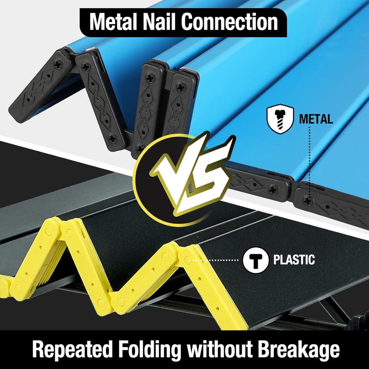 Mesa de camping portátil ultraligera, plegable y con bolsa