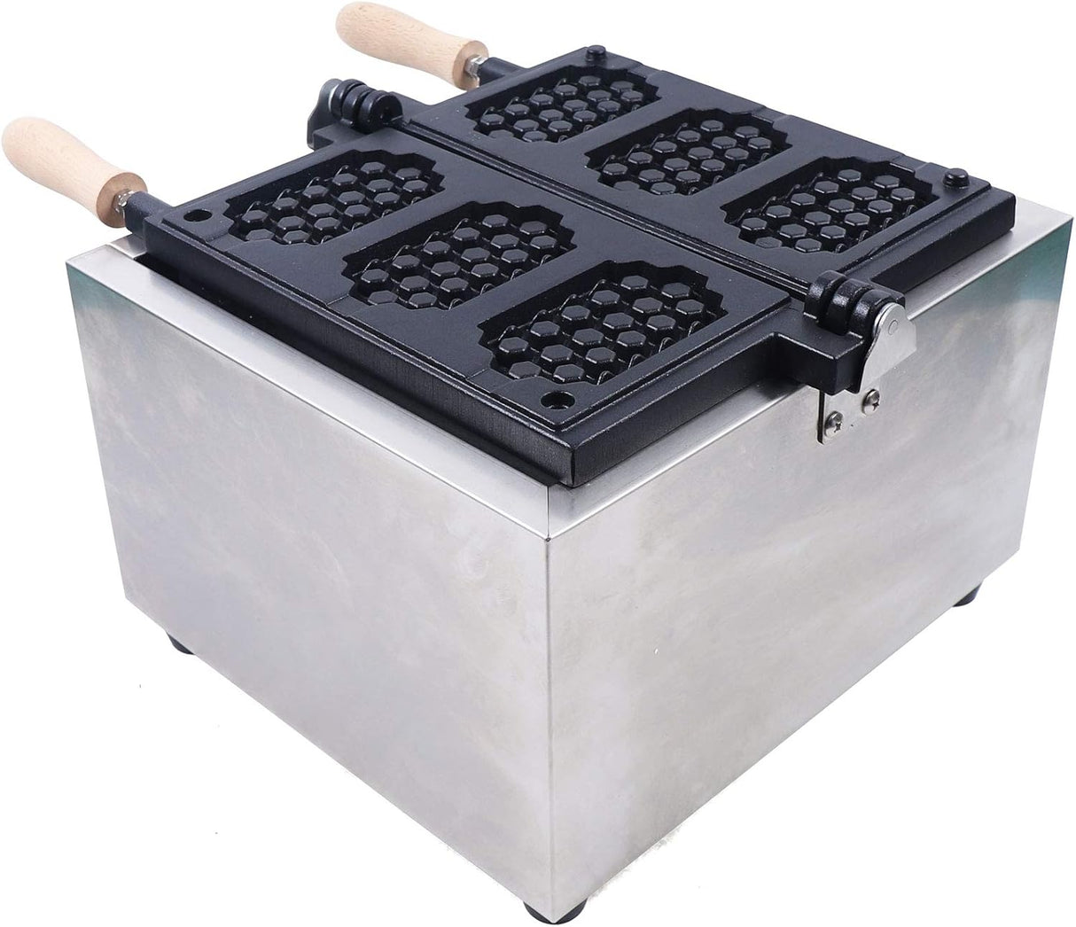 Máquina de Waffles Eléctrica 1500W, Honeycomb, 110V