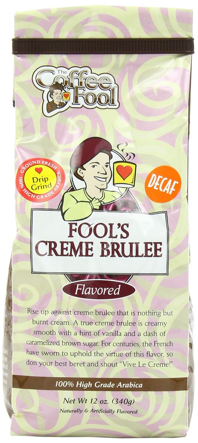 Café Decaf Creme Brulee de Coffee Fool - Molido para Goteo