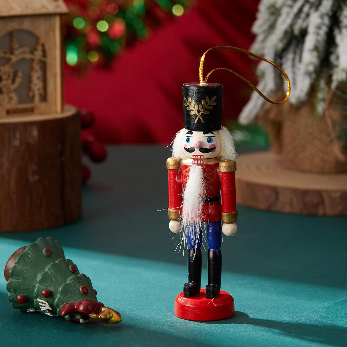 Adorno Navideño Soldado Nutcracker Aoriher 24 Piezas Decoración