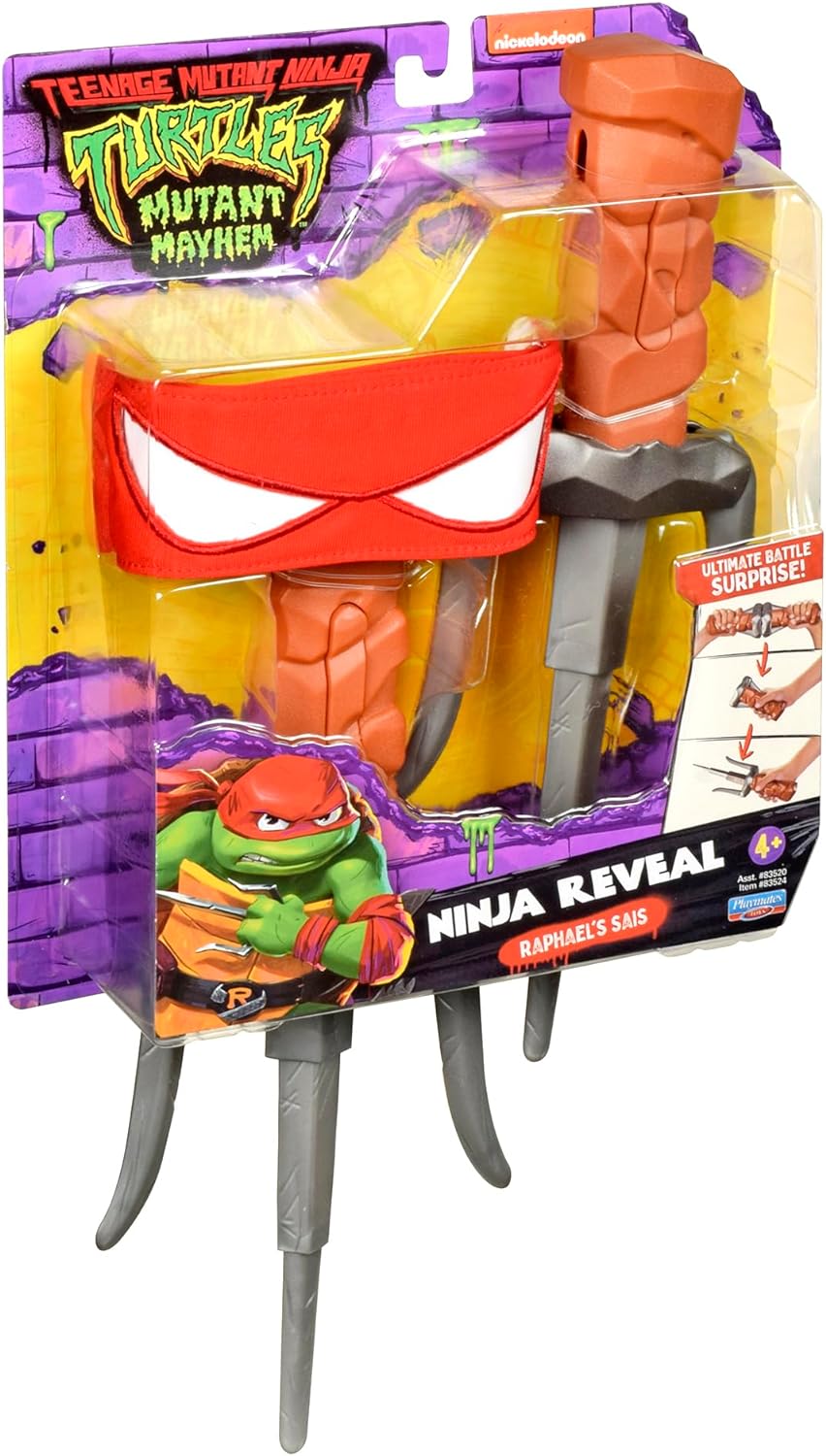 Set de Juego Raphael Sai TMNT por Playmates Toys - Mutant Mayhem