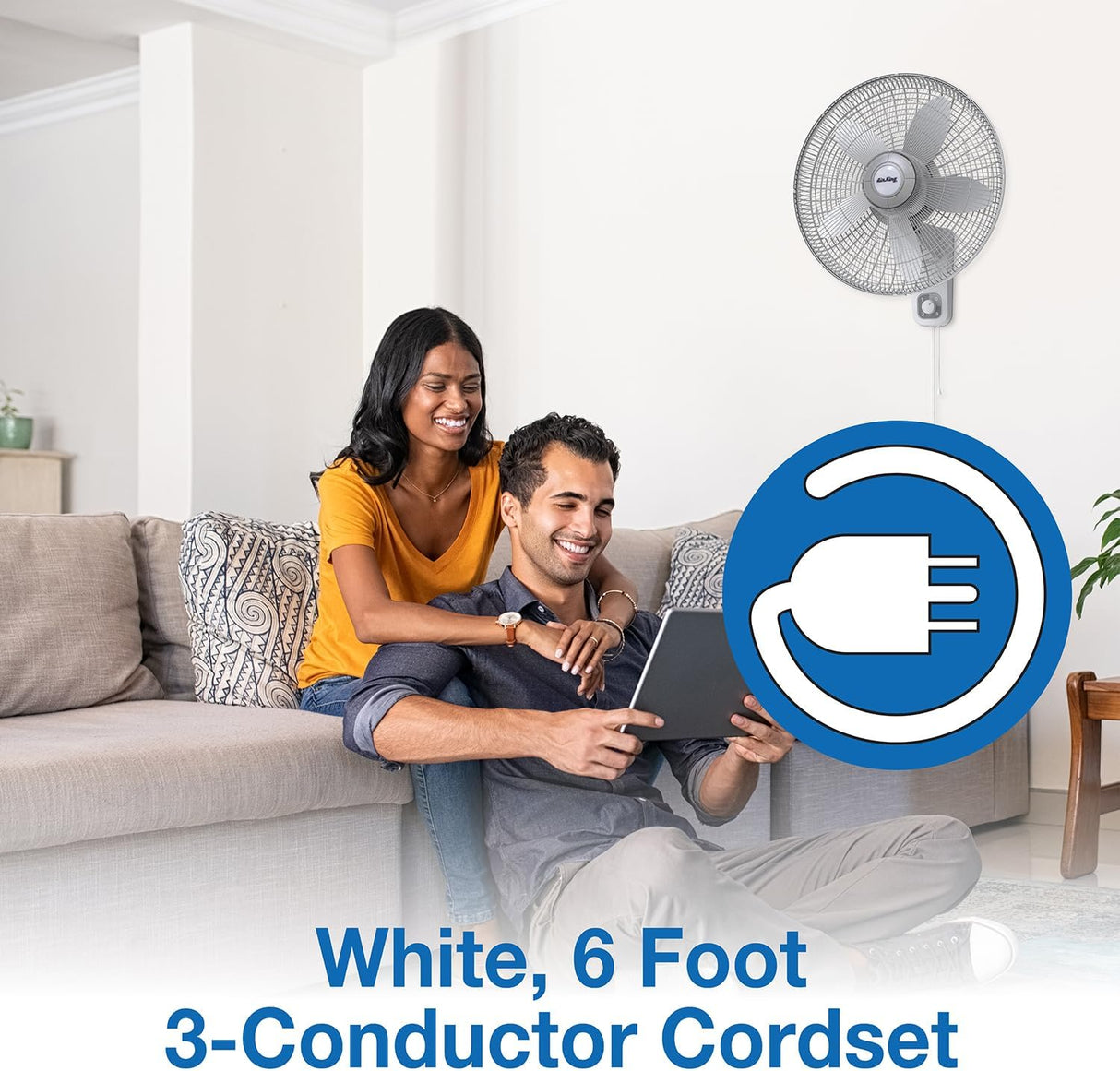 Ventilador de Pared Oscilante 18 Air King 9018 Grado Comercial