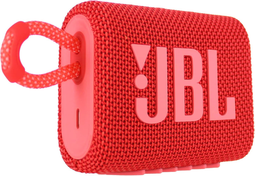 Altavoz Bluetooth Portable JBL Go 3, Impermeable, JBLGO3REDAM