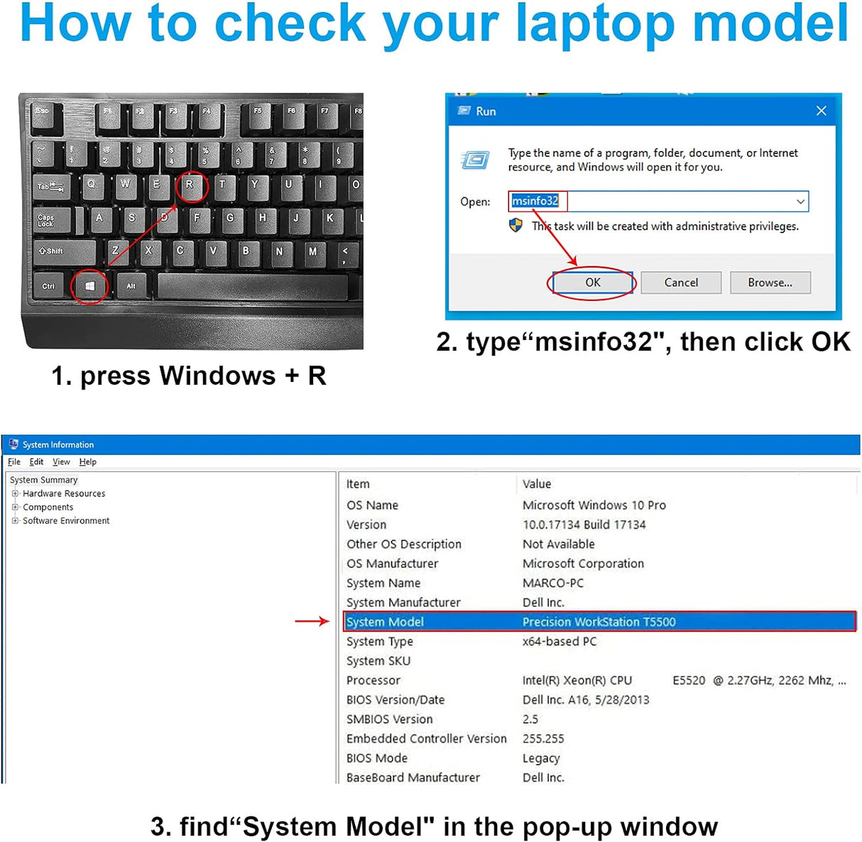 Batería para laptop Spare 919681-221 919682-121 919682-421