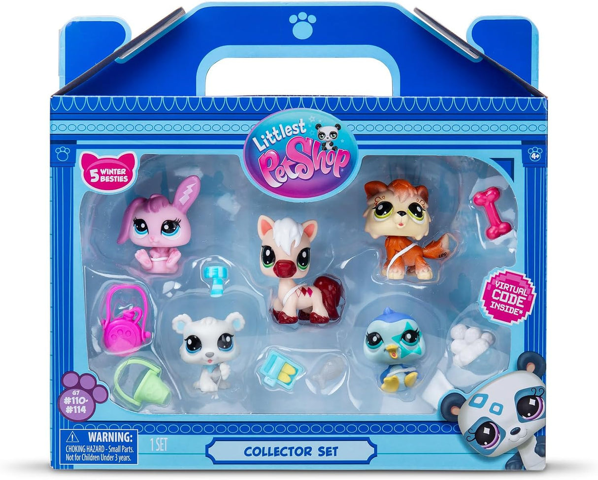 BANDAI Littlest Pet Shop 5 Pack Besties, 7 Accesorios, Serie 2