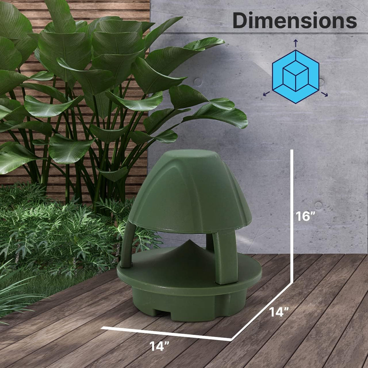 Altavoz portátil impermeable Bluetooth para exteriores
