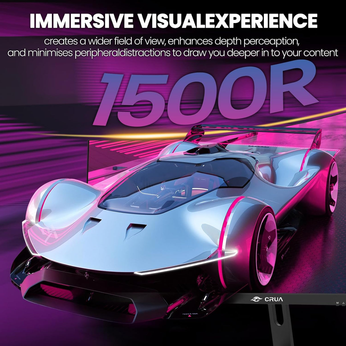 Monitor Curvo Gaming CRUA 30 144Hz/200Hz, 2560x1080, VA