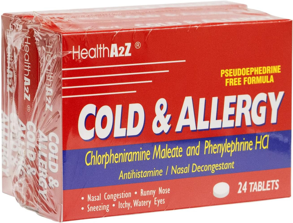 HealthA2Z Gripe y alergia, 24x3, 72 comprimidos