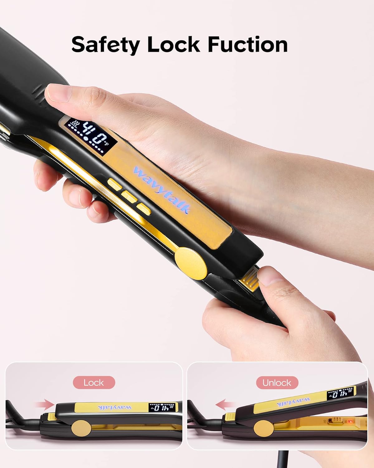 Plancha plana de titanio de 1.75 pulgadas de ancho