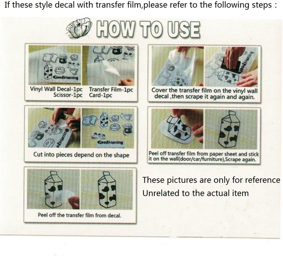 Vinilos Decorativos BIBITIME para Ventanas y Paredes 10x23