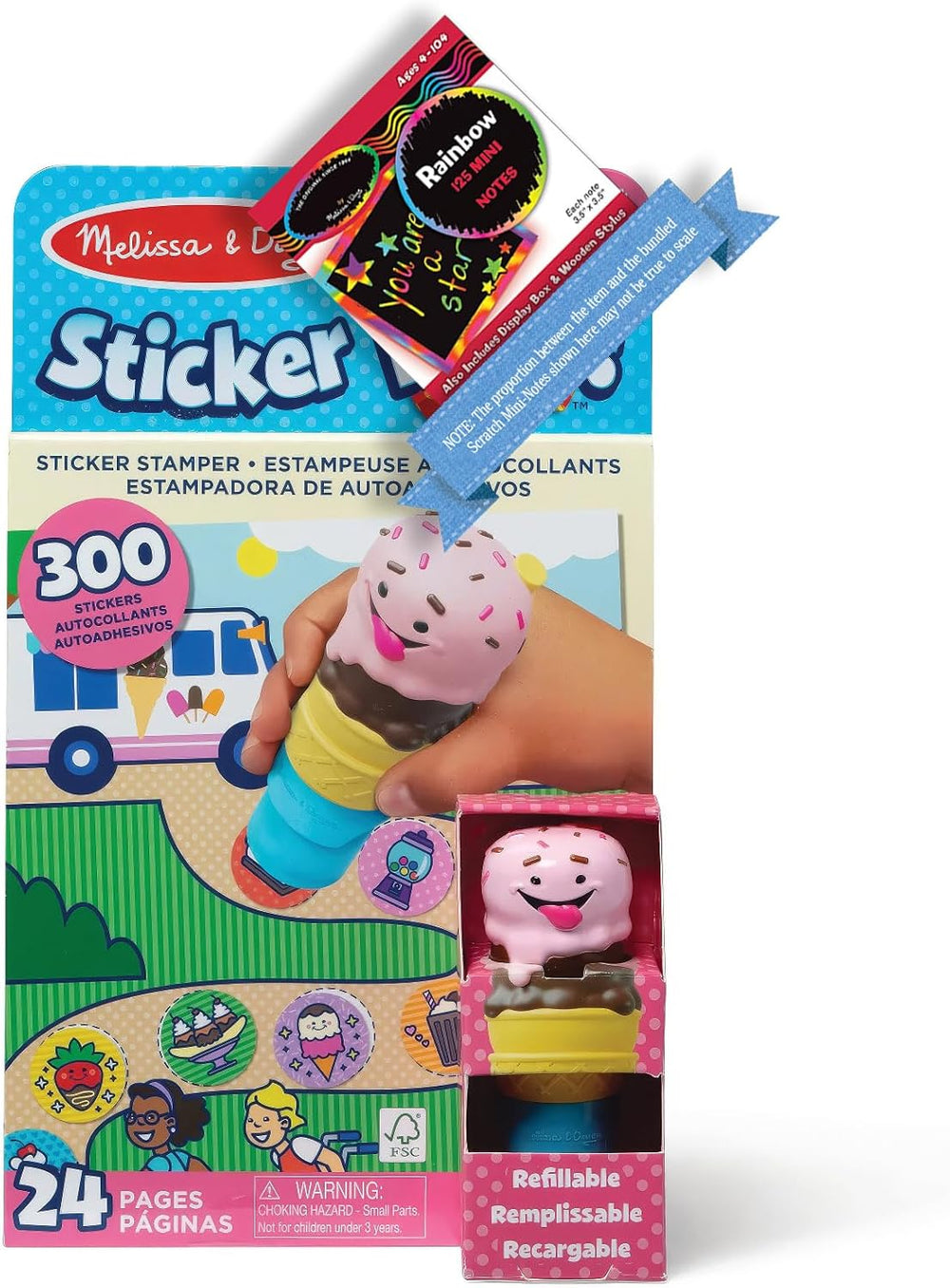 Actividad de Stickers de Helados, Melissa & Doug, 50136