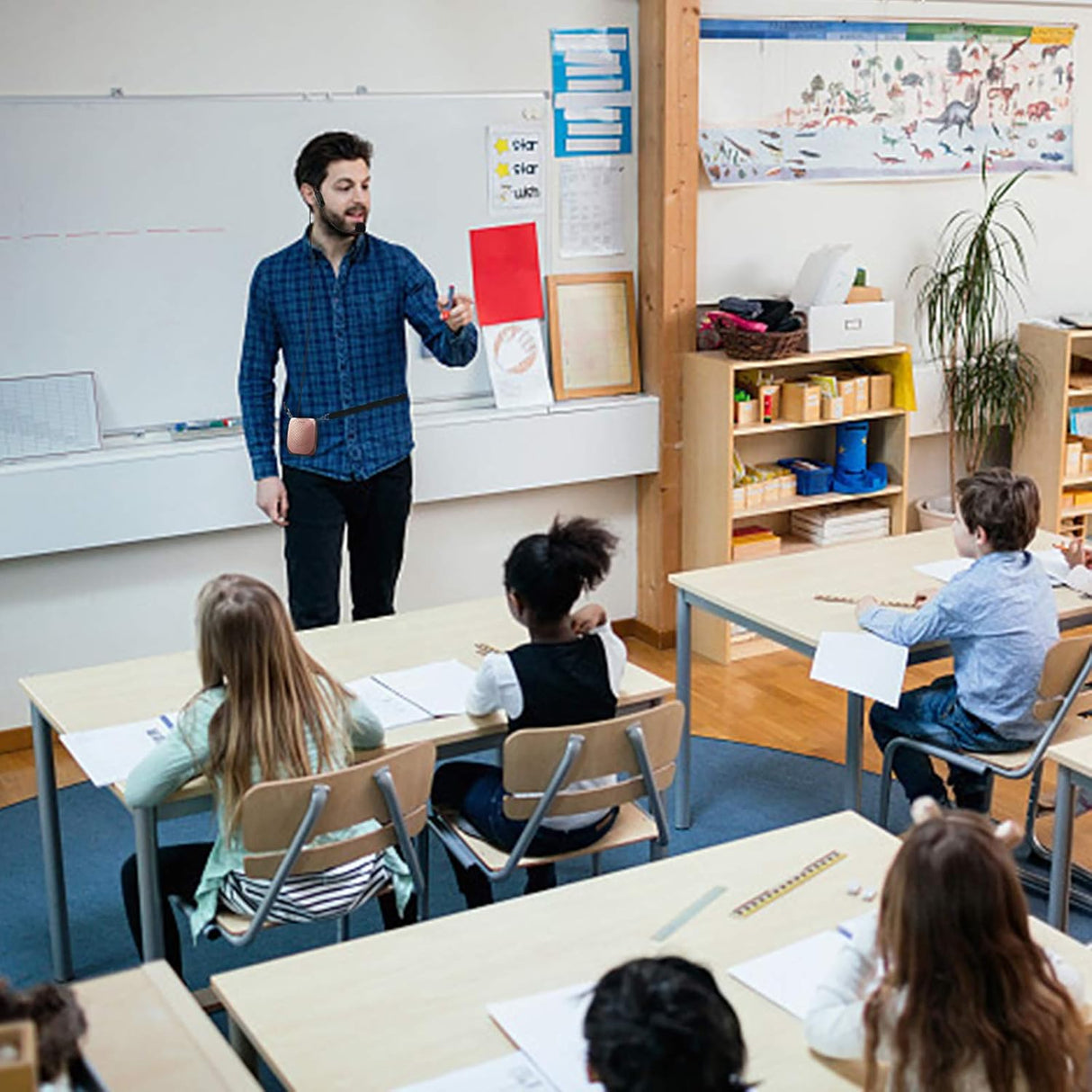 Amplificador de Voz Portátil para Profesores, 12 hrs, MP3
