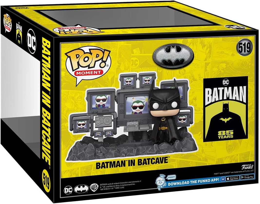 Momentos Funko Pop! Batman 85 Aniversario - Batman en Batcueva